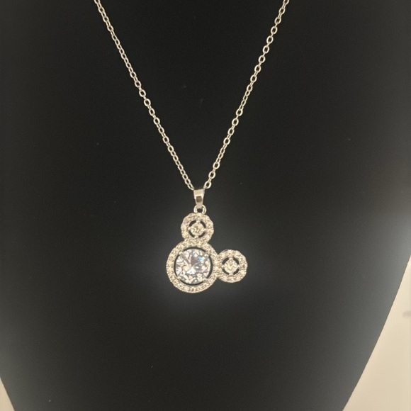 MOUSE Titanium Steel 18K Gold Plated Necklaces SILVER - Picture 2 of 3